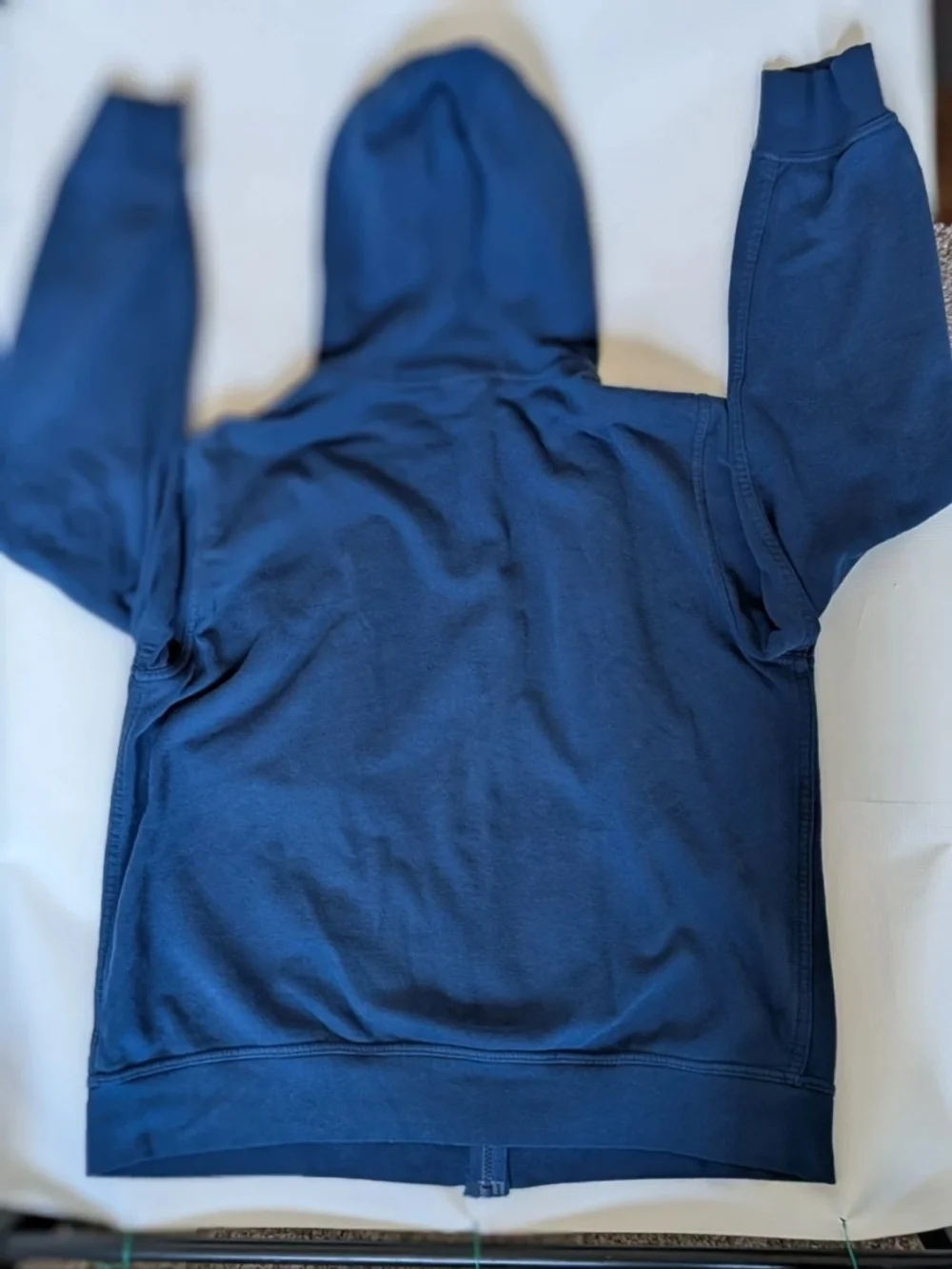 The North Face Men's Navy Full-Zip Hoodie Y2K